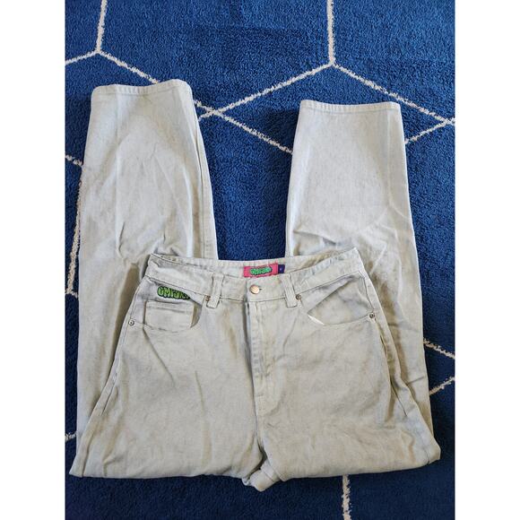 Empyre Mint Green Straight Leg High Rise Jeans 8 - Picture 1 of 7